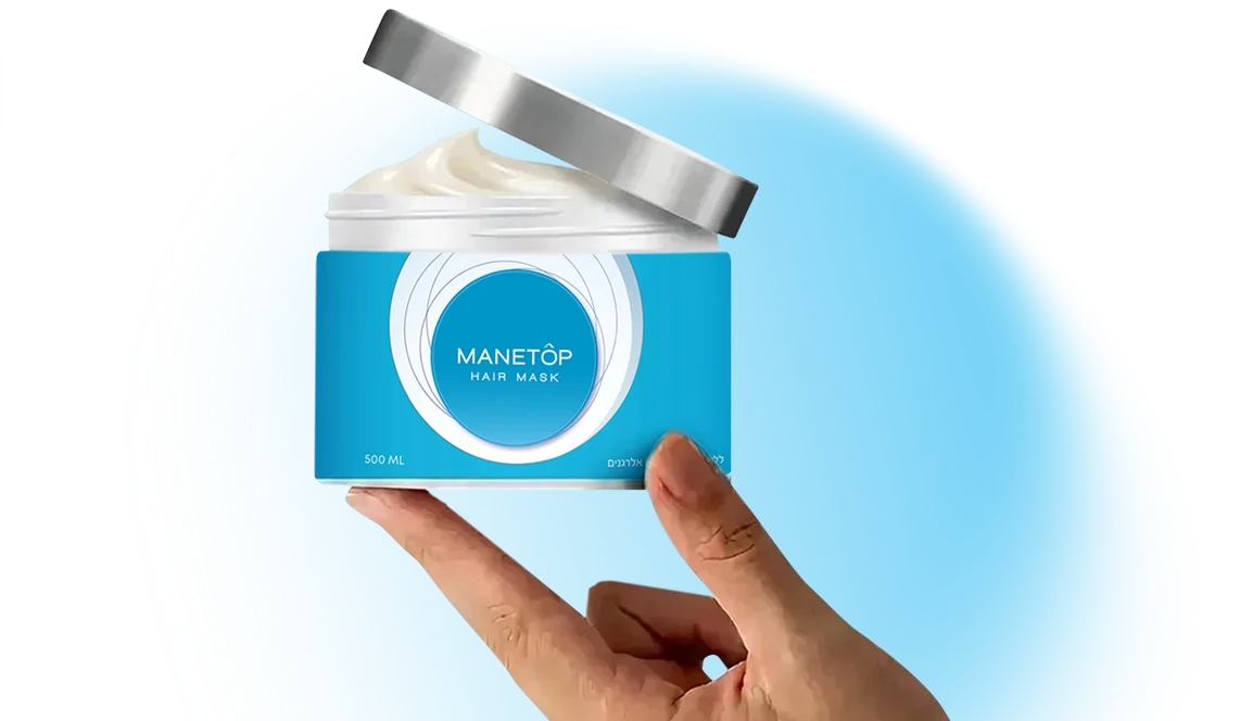 MANETÔP Hair Mask הינה פיתוח של מסכת שיער ייחודית ואינטנסיבית . מבוססת על רכיבים טבעיים להענקת טיפול להזנת סיב השערה. המסכה הייחודית של MANETÔP מעניקה לשיער מראה שופע, רענן ובריא.