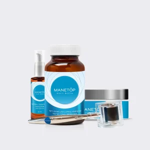 MANETÔP Multi Biotin + Serum + Derma roller + Wax